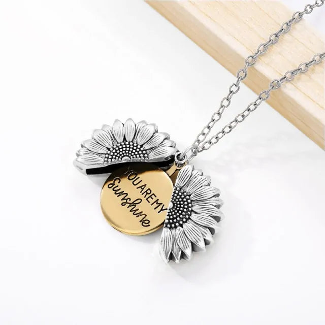 Sunflower Pendant Necklace