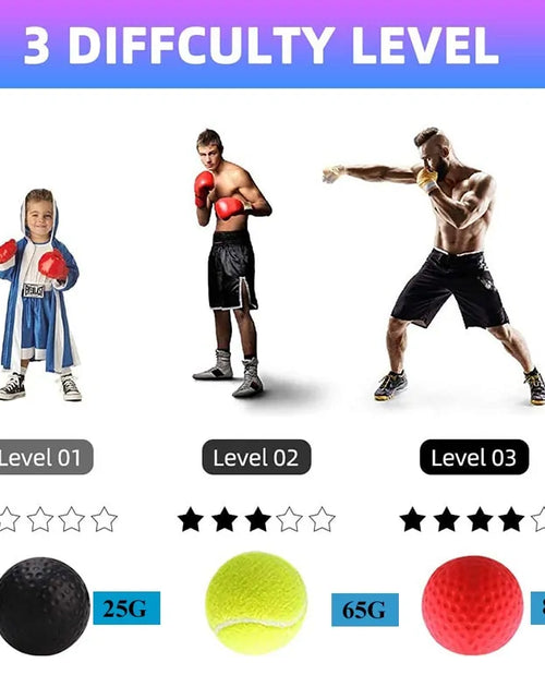 Load image into Gallery viewer, Boxing Reflex Speed Punch Ball
