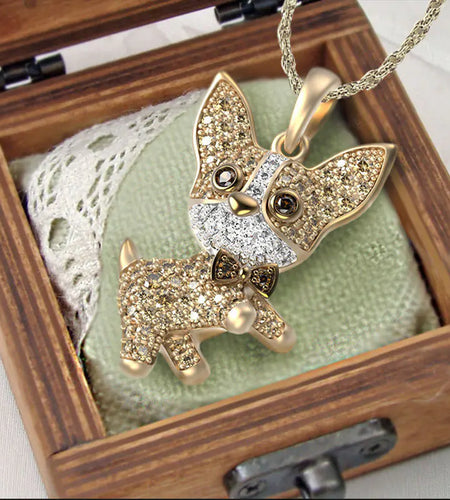 Chihuahua Dog Necklace Pendant
